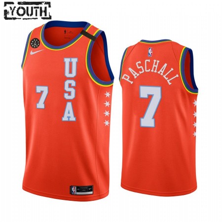 Maglia NBA Golden State Warriors Eric Paschall 7 Nike 2020 Rising Star Swingman - Bambino